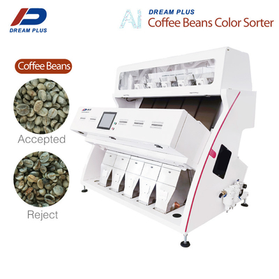 Industrial 5 Chutes Coffee Bean Color Machine with RGB Camera Εύκολη εγκατάσταση