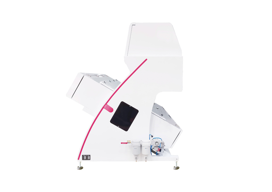 Agricultural CCD RGB Race Color Sorter Machine 6 Chutes 384 Channels