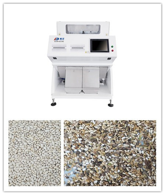 RGB CCD Agriculture White Beans Color Sorter Machine 2 Chutes