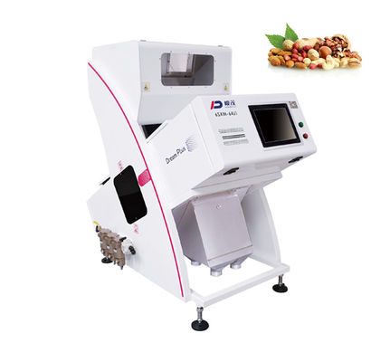 Macadamia μίνι διαλογέας 500kg/H χρώματος της Shell πυρήνων με το κανάλι 64