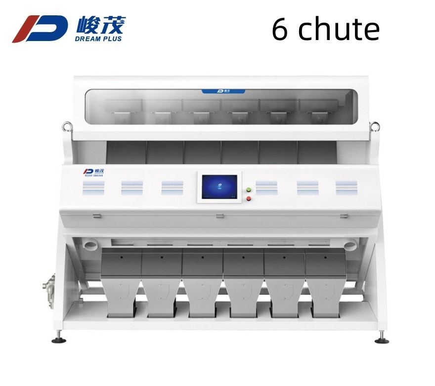 Automatic Rice Color Sorting Machine 6 Chute 384 Channel